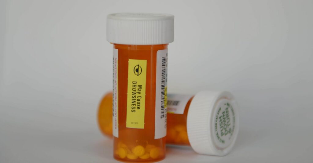 Prescription pill bottles